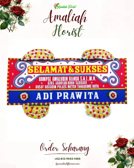 Papan Bunga Ucapan Selamat Sengi
